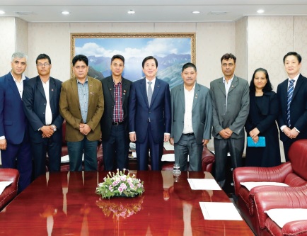 네팔 마칸푸르 상공회의소 부산상의 예방 사진 1