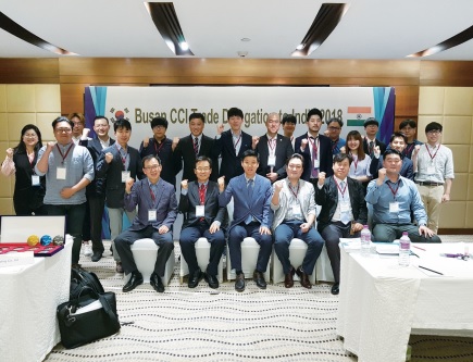 인도 푸네 자동차부품,기계 무역사절단 파견성과 사진 1